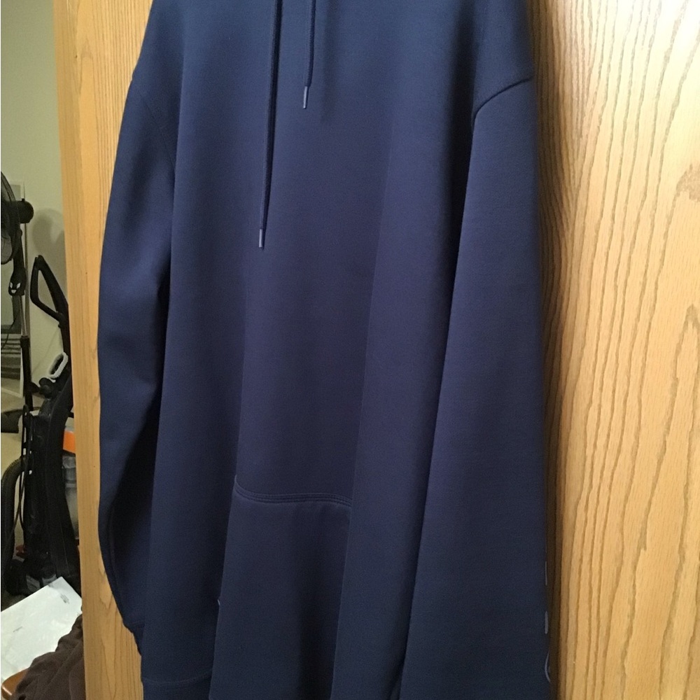 Men’s gray and blue XLT hoodie - like new!